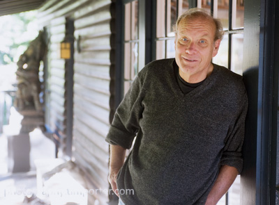 David Harrs outside of his Mill Valley home