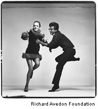 Richard Avedon and Twiggy 