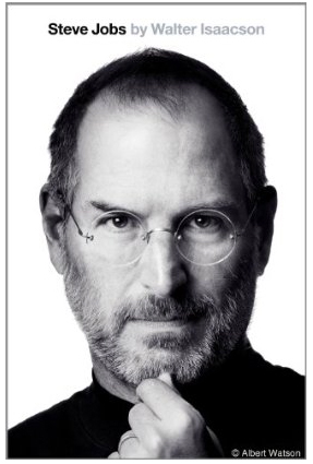 Cover of Walter Isaacson biography of Steve Jobs